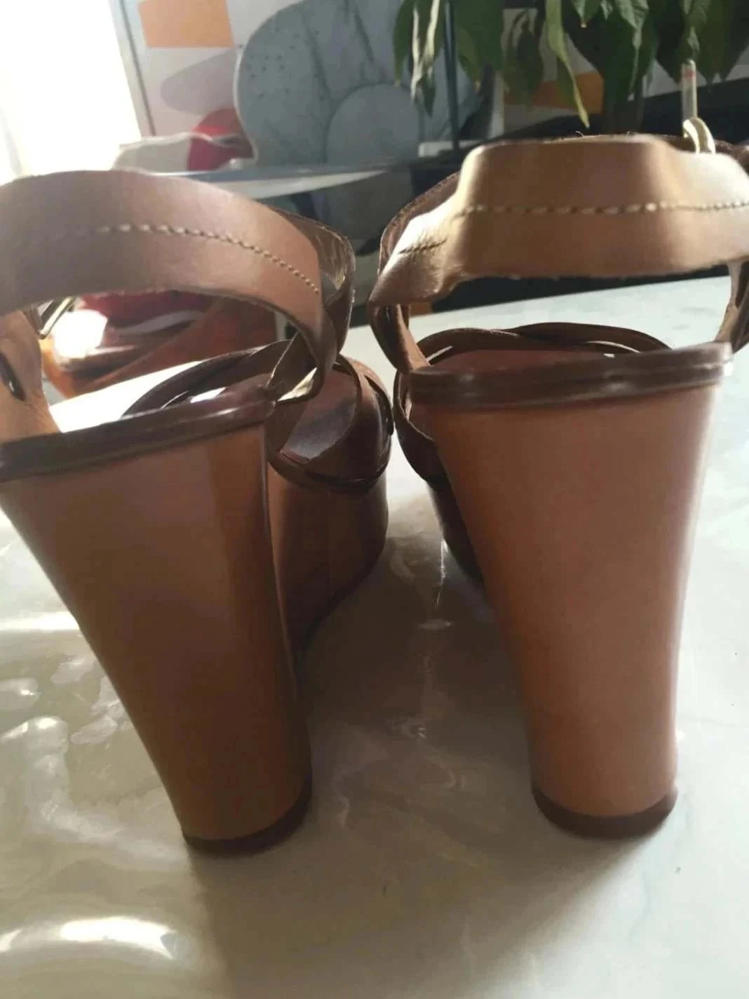 Sandales nu pied compensé ASH pointure 38 – photo 7